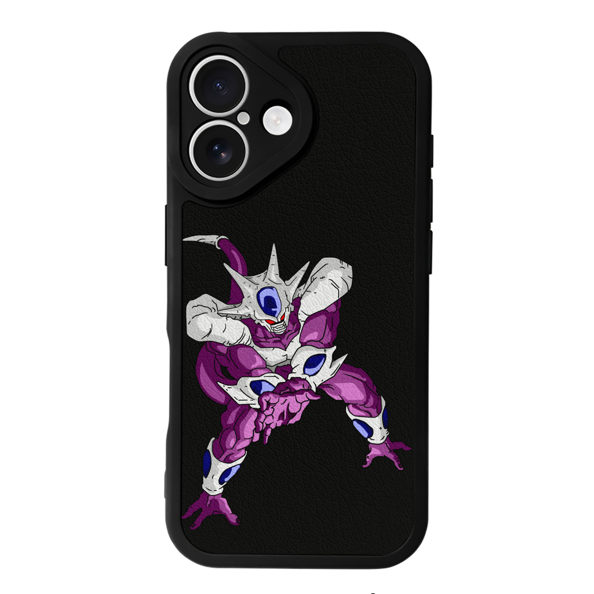 （画像用） ドラゴンボール クウラ DRAGON BALL Cooler Coora 【iPhone 16シリーズ対応】シリコンスマホケース（レザー調） 材質：シリコン
